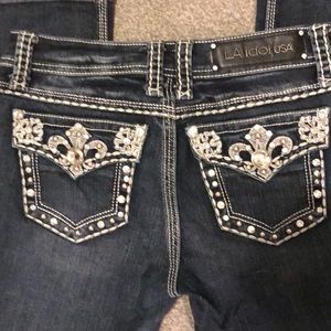 L.A Idol Usa súper embellished Capri Women’s Jeans